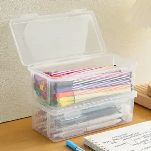 Transparent Pencil Case for Stationery Organization 16 S831a2d4bb39c41ab8b457afaf0412279G