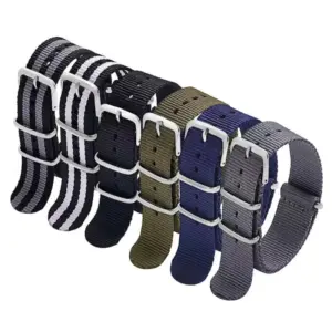 Gray Ballistic Nylon NATO Watchband 22mm 20mm 18mm 8 S83433106c568487d975a3ce7c3ff489ey 4