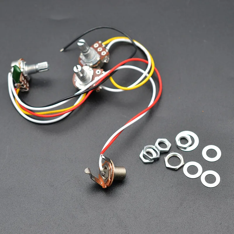 2V1T Jazz Bass Wiring Harness for JB Guitars 6 2V1T Jazz Bass Wiring Harness for JB Guitars - Image 6