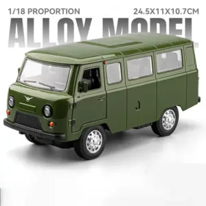Russian UAZ Traveler Bus 1:18 Scale Model 15 S8374e74af86a467a9e4a383dcf69d87c0