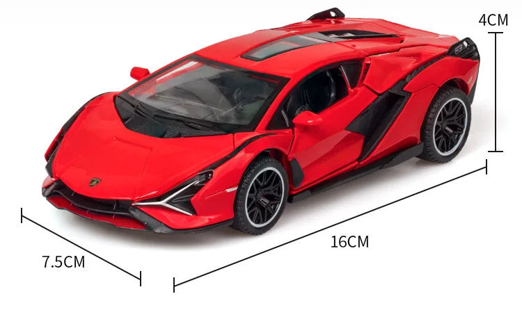 Lamborghini Sian FKP37 1:32 Diecast Model Car 4 Lamborghini Sian FKP37 1:32 Diecast Model Car - Image 4