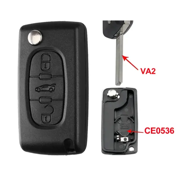 Flip Remote Key Shells for Citroen Peugeot - Image 16