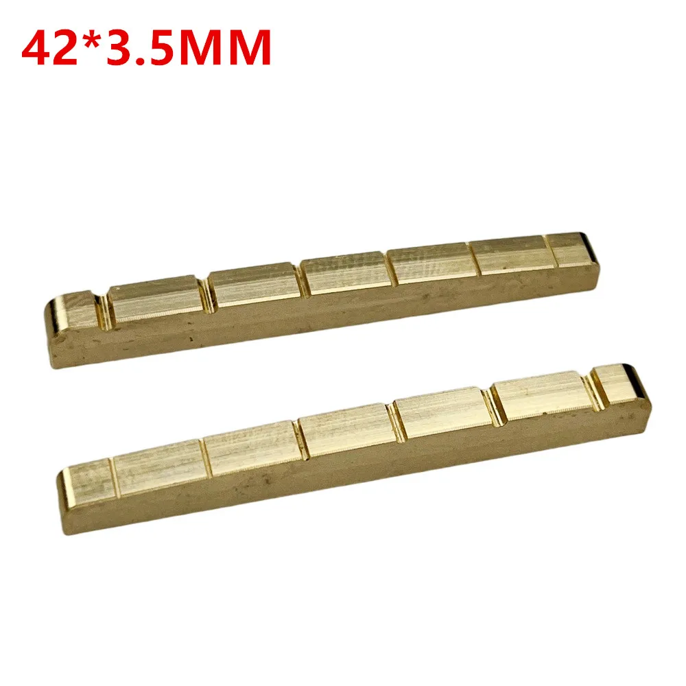 Solid Brass Guitar Nut for ST TL Models 42-43mm 8 Solid Brass Guitar Nut for ST TL Models 42-43mm - Image 8