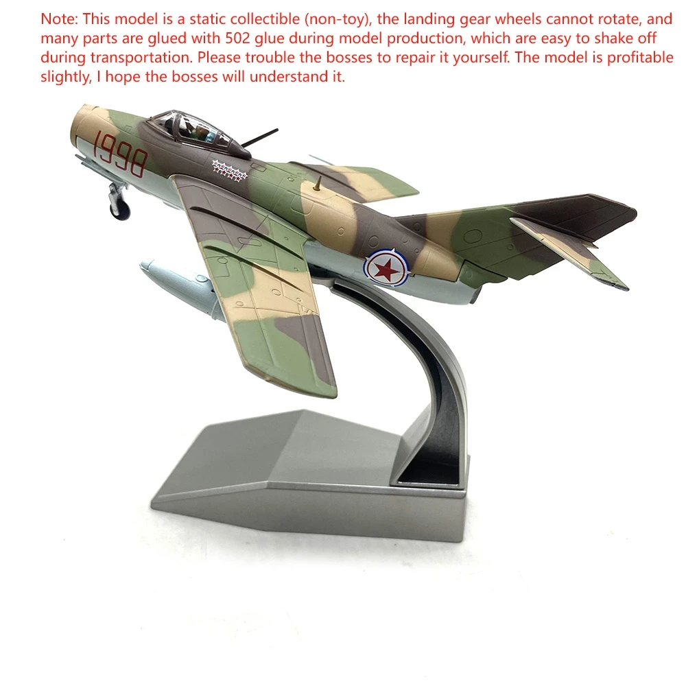 MiG-15 1:72 Scale Model Aircraft Collectible 7 MiG-15 1:72 Scale Model Aircraft Collectible - Image 7