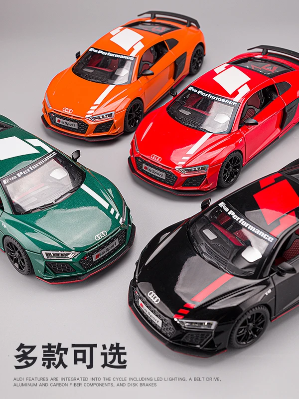 1:24 Audi R8 V10 Plus Die-Cast Model Car 3 1:24 Audi R8 V10 Plus Die-Cast Model Car - Image 3