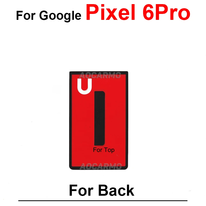 Red Adhesive Back Cover Stickers for Pixel 6 Pro 7 Red Adhesive Back Cover Stickers for Pixel 6 Pro - Image 7