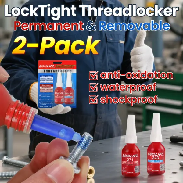 LOOLIFL Threadlocker 10ml Blue and Red Set - Image 2