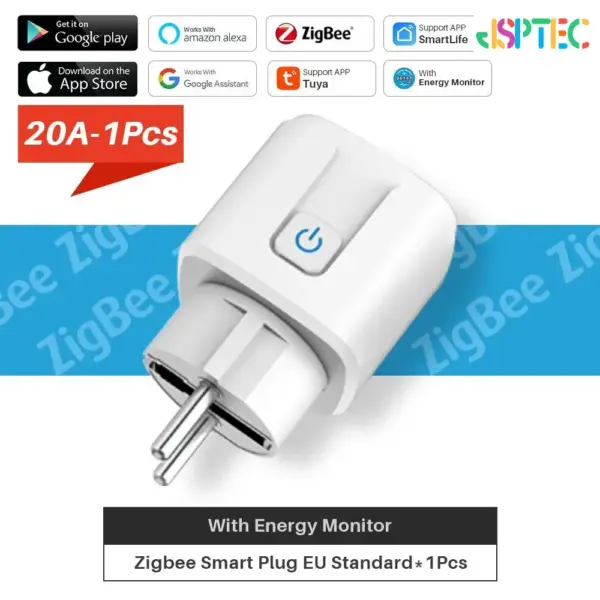 JSPTEC Tuya Zigbee Smart Plug EU 16A/20A - Image 8