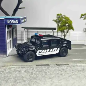 1/64 Hummer H1 Police Diecast Model Vehicle 15 S85c64e5cedea4150ab7eec5af2da7737x