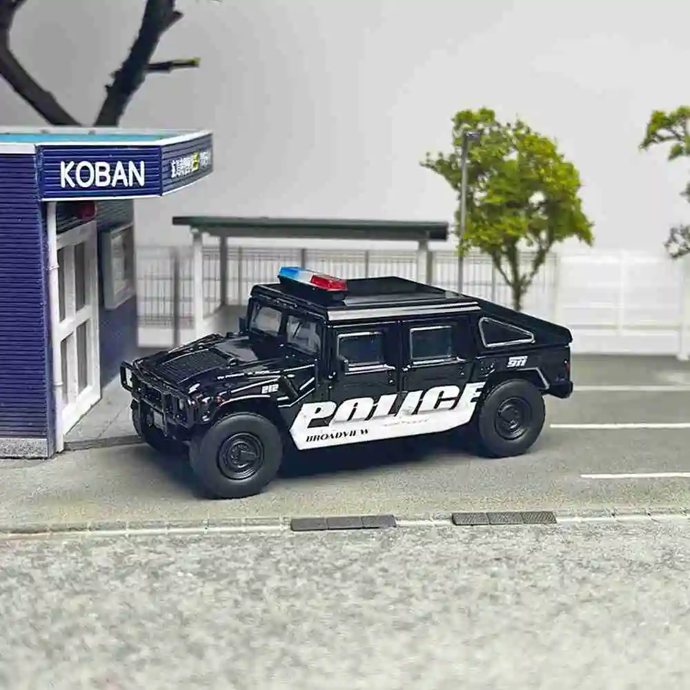 1/64 Hummer H1 Police Diecast Model Vehicle 7 1/64 Hummer H1 Police Diecast Model Vehicle - Image 7
