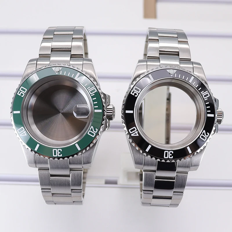 40mm Diver Watch Case with Sapphire Crystal 3 40mm Diver Watch Case with Sapphire Crystal - Image 3