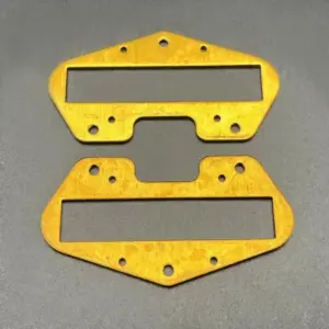 Brass Pickup Baseplates Set for TL Bridge Pickups 10 S85f5dd68b465498ea731b1cedd3eadf9S
