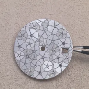 28.5mm Blue Floral Watch Dial with Diamonds 9 S85f70a36138c4fc2ab40818233a50c3dn 3