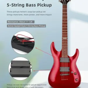 Active 5-String Bass Pickup Double Coil Humbucker 11 S861c0c4a03fe4272a75cb3b007354dcaR