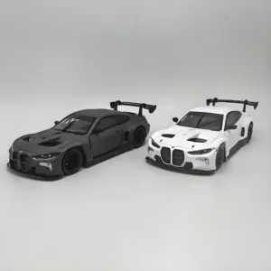 1:24 BMW M4 GT3 Matte Black and Gloss White Diecast 7 S869a0e177eb64b5391b6d5df7ad6b73f8