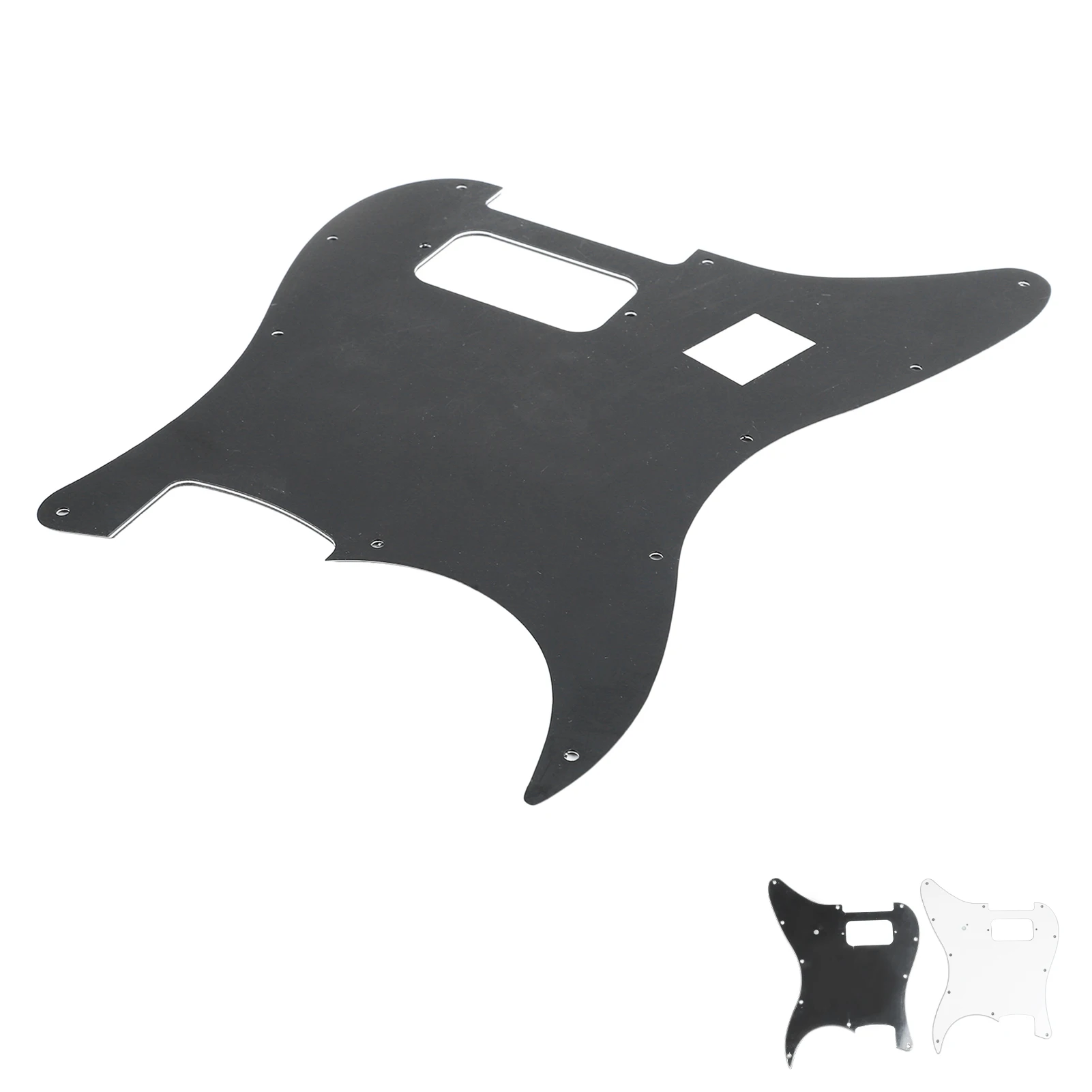 Electric Guitar Pickguard in Black or White 4 Electric Guitar Pickguard in Black or White - Image 4