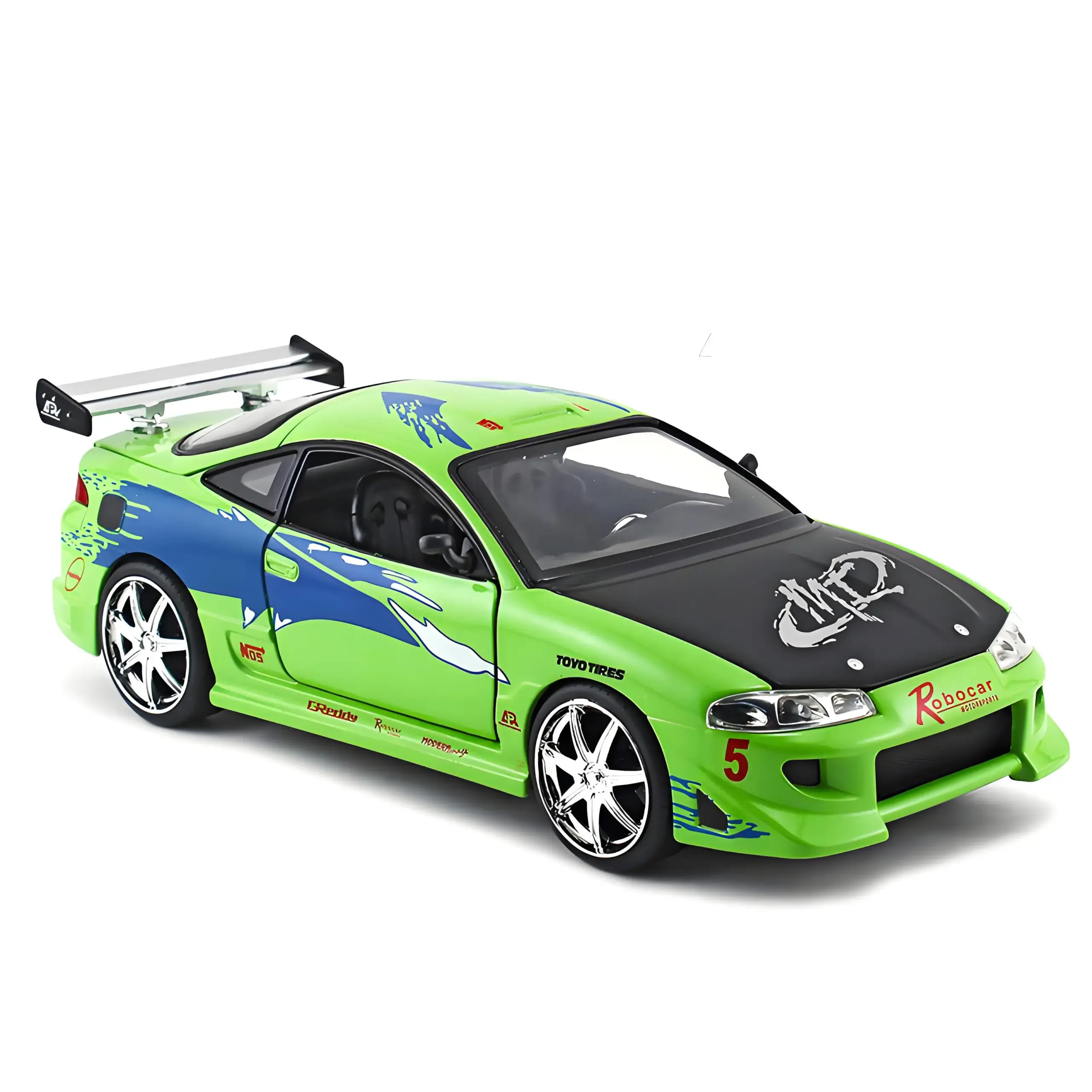 1:24 Fast & Furious Brian Eclipse Model Car 2 1:24 Fast & Furious Brian Eclipse Model Car - Image 2