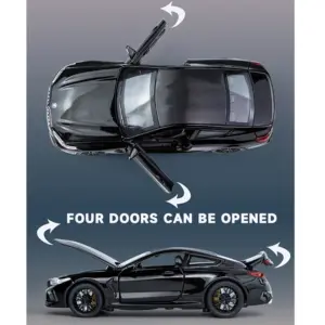 BMW M8 Diecast Model Car 1:32 Scale Black 13 S8743789de56e486ba583d37f4e9fe135a