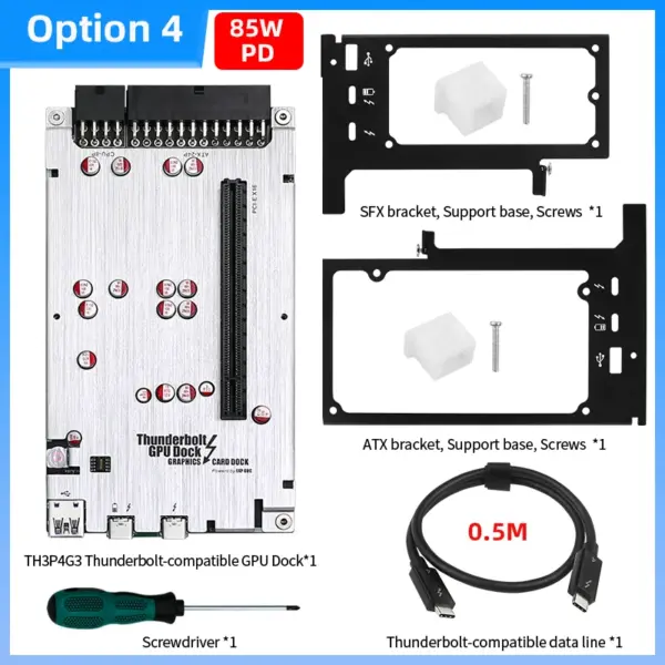 Thunderbolt-compatible GPU Dock with PD Charging - Image 7