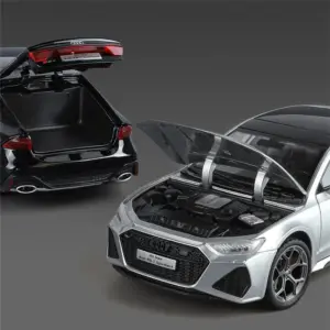 Audi RS7 Coupe Diecast Model 1:24 White 12 S87a2f0dd58704f0bb1f36bb6dd14caf6m