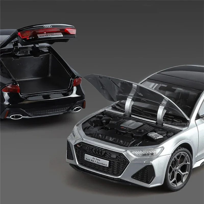 Audi RS7 Coupe Diecast Model 1:24 White 4 Audi RS7 Coupe Diecast Model 1:24 White - Image 4