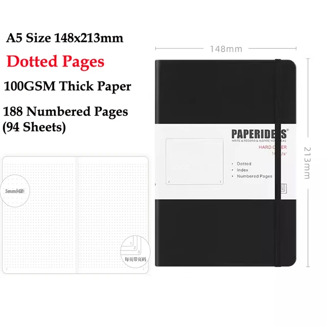 23 Colors A5 Dotted Notebook Journal 22 23 Colors A5 Dotted Notebook Journal - Image 22
