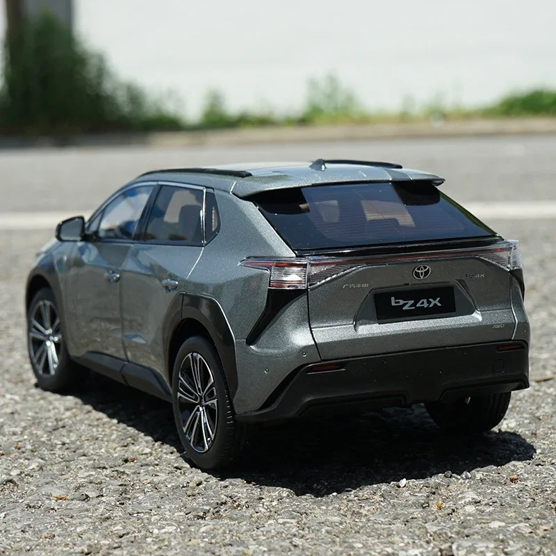 1:18 Metallic Dark Gray Toyota BZ4X Model Car 5 1:18 Metallic Dark Gray Toyota BZ4X Model Car - Image 5