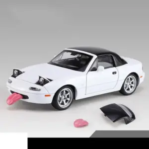 1:32 Mazda MX-5 Diecast Model Pink with LED 20 S88400a618b9d459dadd703c0bc08a11ee