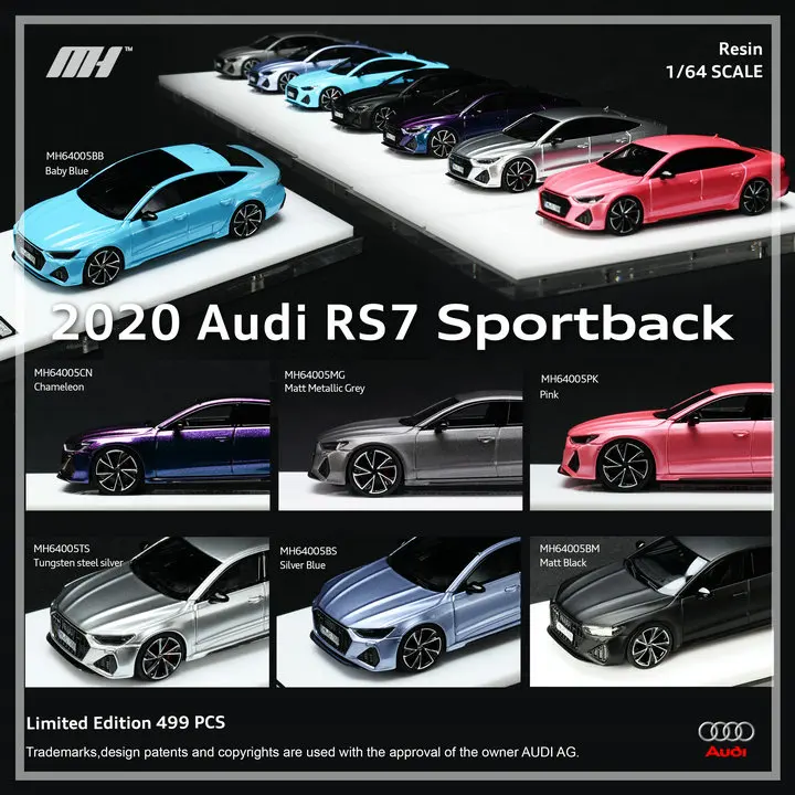 Audi RS7 Sportback 1:64 Scale Model Collectible 12 Audi RS7 Sportback 1:64 Scale Model Collectible - Image 12