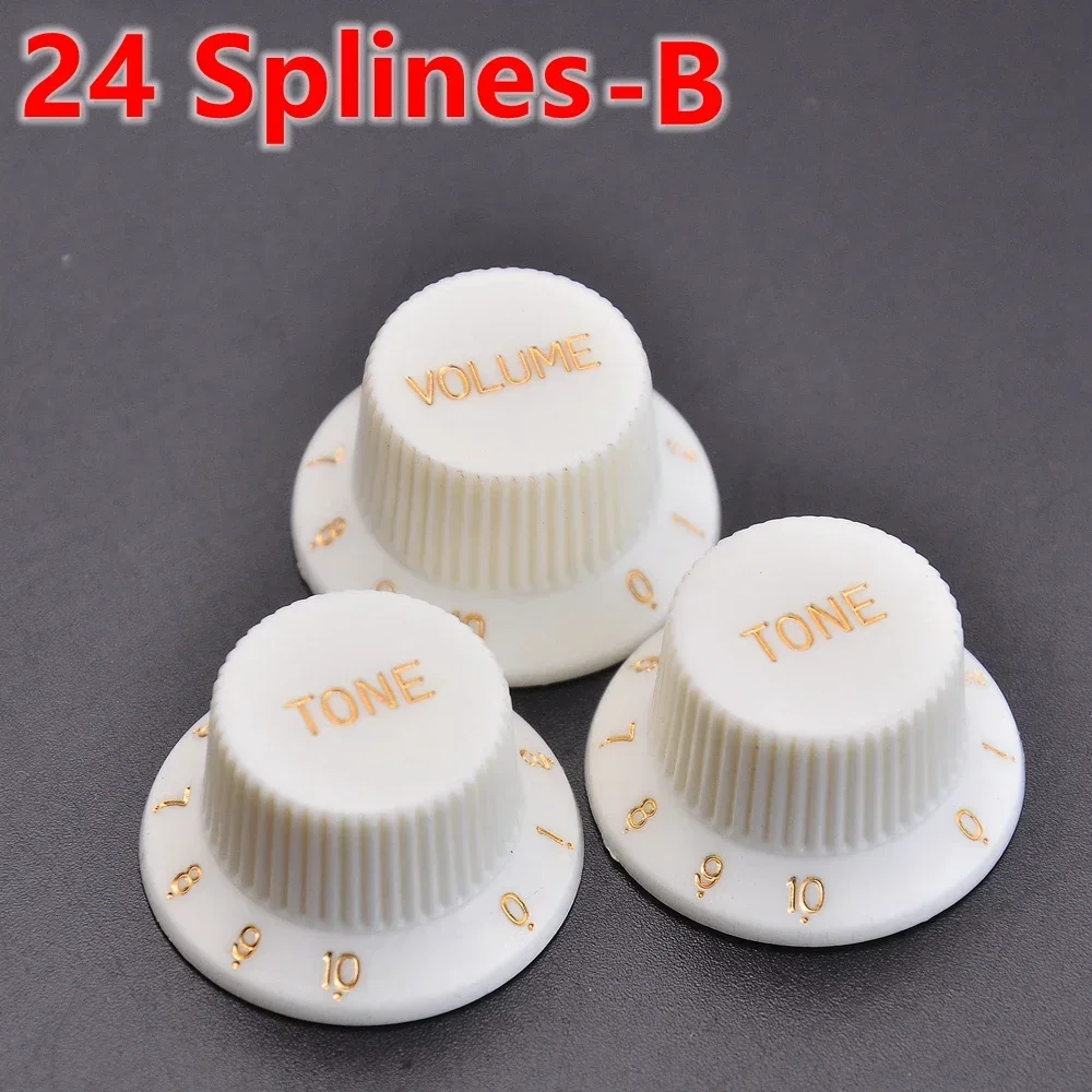 Stratocaster Control Knob Set - 18/24 Spline 24 Stratocaster Control Knob Set - 18/24 Spline - Image 24