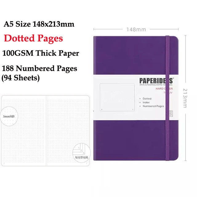 23 Colors A5 Dotted Notebook Journal 9 23 Colors A5 Dotted Notebook Journal - Image 9