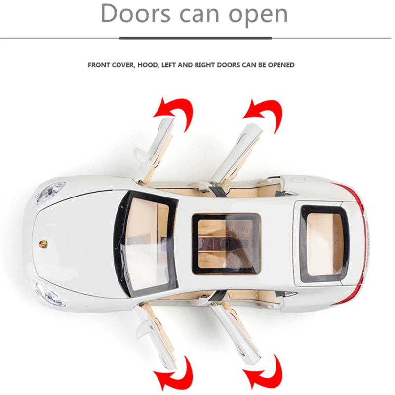 1:24 Porsche Panamera Coupe Alloy Model Car 4 1:24 Porsche Panamera Coupe Alloy Model Car - Image 4