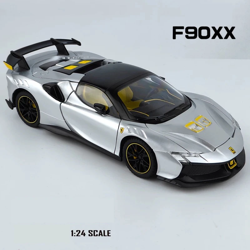 1:24 Scale Red SF90 XX Stradale Alloy Model 9 1:24 Scale Red SF90 XX Stradale Alloy Model - Image 9