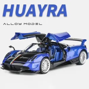 1:32 Scale Metallic Teal Pagani Huayra Model 10 S89dc7178921a4b3fb28b5cb981bfb30bg