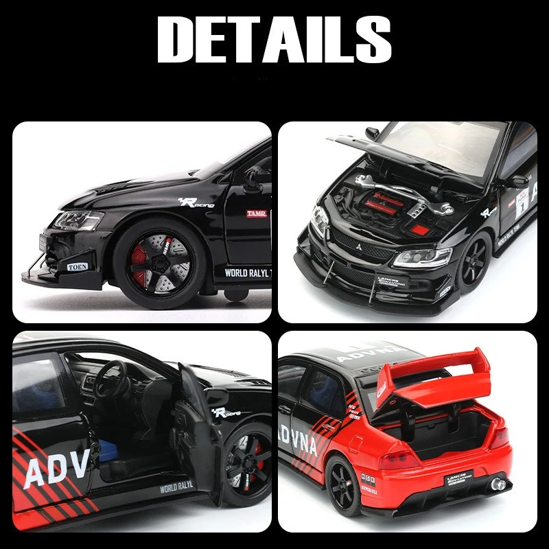 1:32 Scale Diecast Mitsubishi Lancer Evolution Model 5 1:32 Scale Diecast Mitsubishi Lancer Evolution Model - Image 5