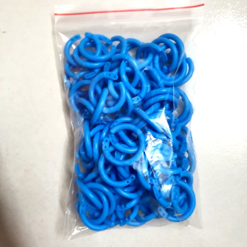 Colorful 100-Piece Plastic Binder Ring Set 7 Colorful 100-Piece Plastic Binder Ring Set - Image 7