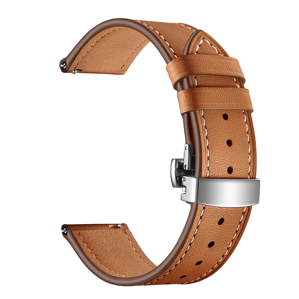 Genuine Cow Leather Watchband for Smartwatches 13 Genuine Cow Leather Watchband for Smartwatches - Image 13