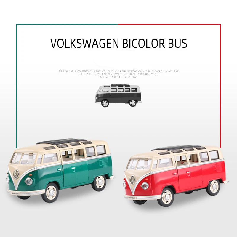 Volkswagen T1 Bus 1:24 Diecast Model Vehicle 5 Volkswagen T1 Bus 1:24 Diecast Model Vehicle - Image 5