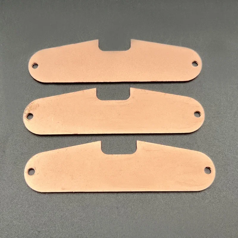 Brass-Plated Pickup Baseplate Set for Guitars 6 Brass-Plated Pickup Baseplate Set for Guitars - Image 6