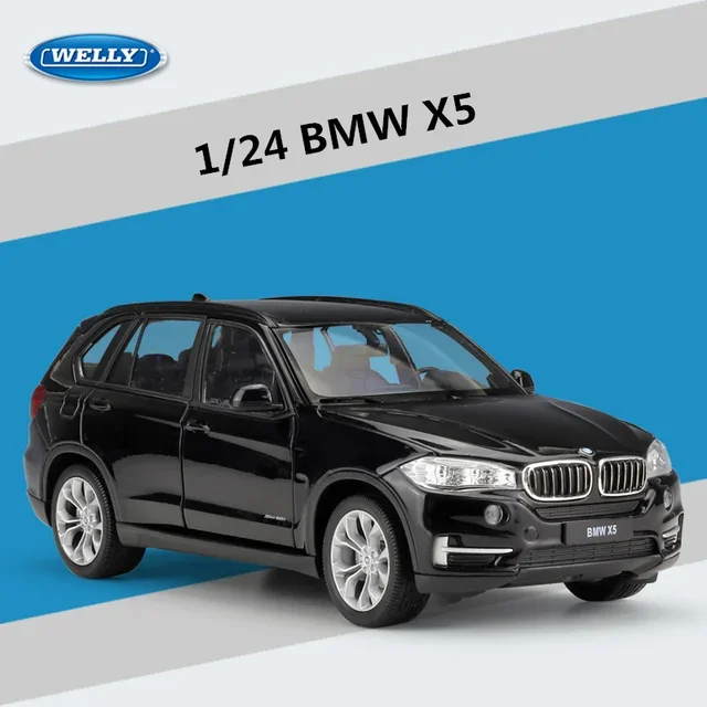 WELLY 1:24 White BMW X5 Diecast Model 7 WELLY 1:24 White BMW X5 Diecast Model - Image 7