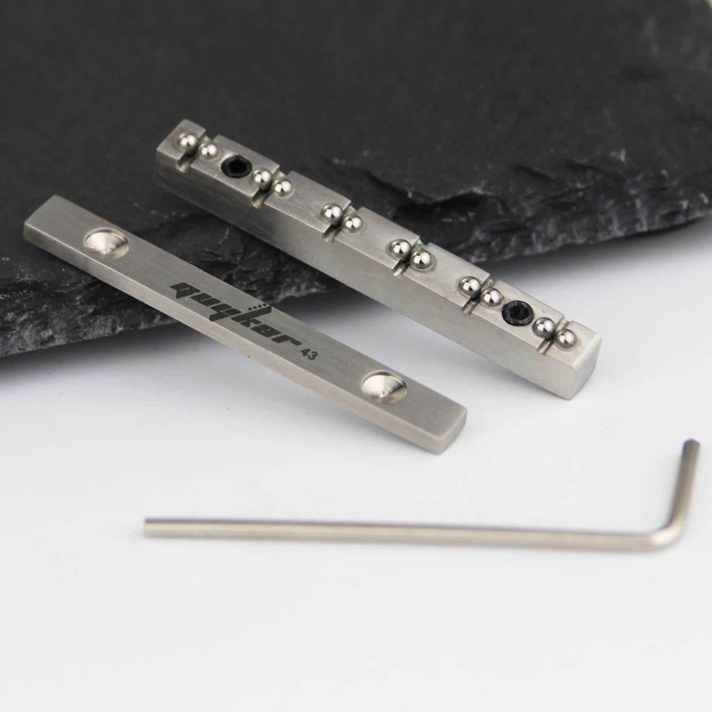 Stainless Steel Guitar Roller Nut for LP Guitars 3 Stainless Steel Guitar Roller Nut for LP Guitars - Image 3