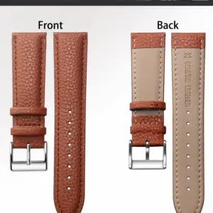 Black Genuine Leather Watch Band for Various Models 12 S8c48b92e8d7a45199ee248d1cf012eb3X 14