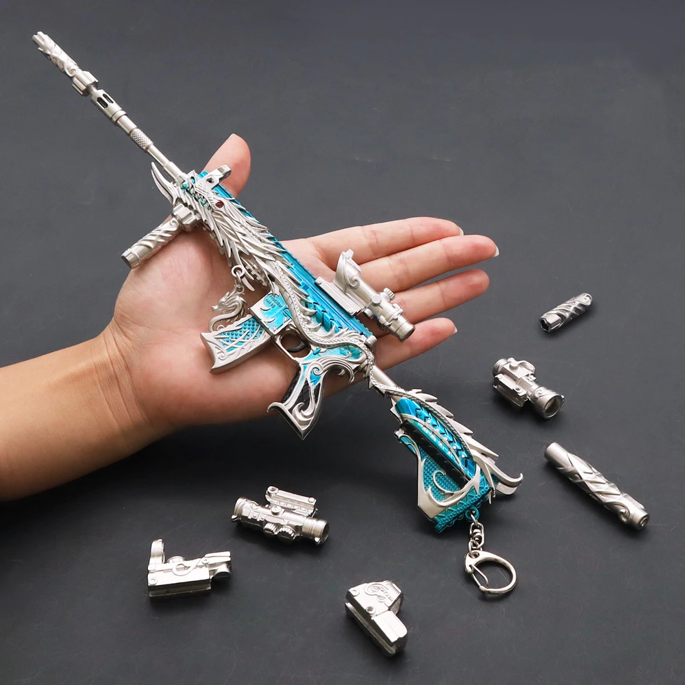 M416 PUBG Toy Gun Keychain 21CM Metal Model 5 M416 PUBG Toy Gun Keychain 21CM Metal Model - Image 5