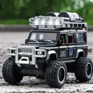 1:32 Scale Land Rover Defender Police Model 9 S8cfe736daa1344fda064e51122ff6966a