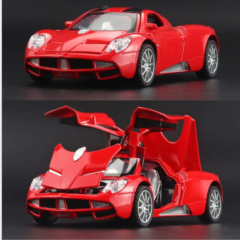 1:32 Scale Red Pagani Huayra Diecast Model 4 1:32 Scale Red Pagani Huayra Diecast Model - Image 4