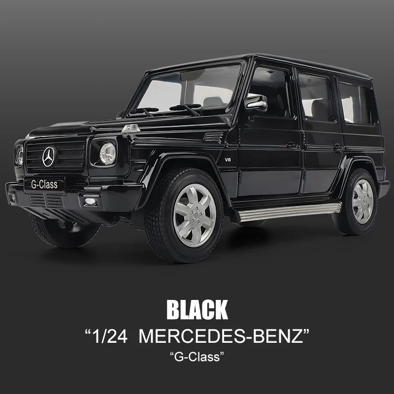WELLY 1:24 White Mercedes-Benz G-Class G500 Model 7 WELLY 1:24 White Mercedes-Benz G-Class G500 Model - Image 7