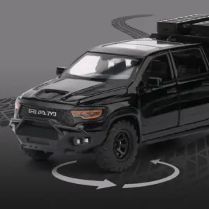 Dodge Mammoth 1:32 Diecast Model with Trailer 14 S8d193ee3b2954580a707ce89047491a8m