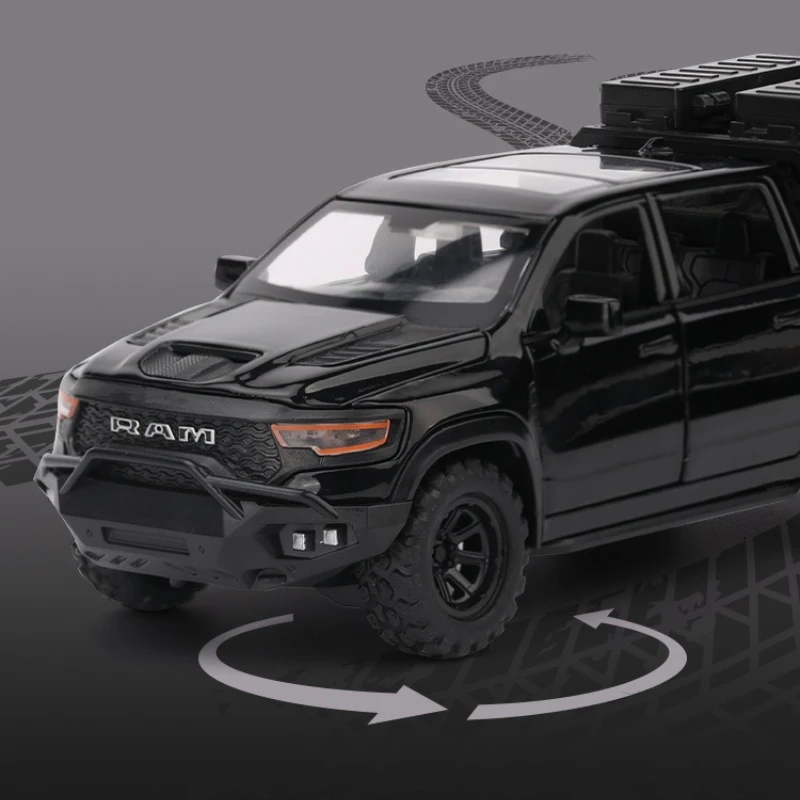 Dodge Mammoth 1:32 Diecast Model with Trailer 5 Dodge Mammoth 1:32 Diecast Model with Trailer - Image 5