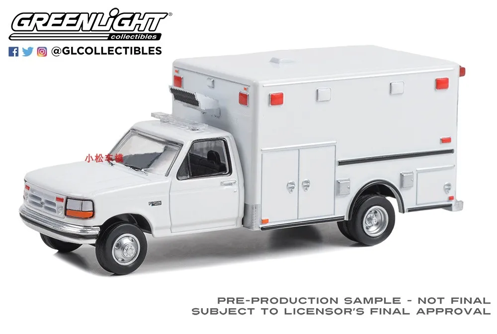 1992 Ford F-350 Ambulance Diecast Model 1:64 3 1992 Ford F-350 Ambulance Diecast Model 1:64 - Image 3