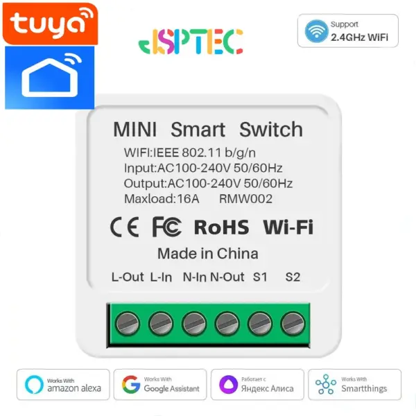 16A WiFi Smart Switch Module with Tuya Control - Image 7